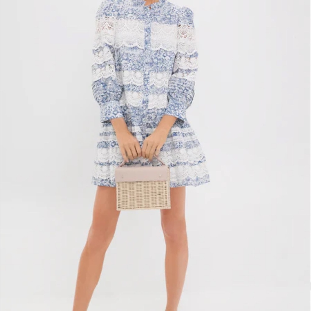 Tuckernuck Blue and White Long Sleeve Dress - Picture 2 of 10